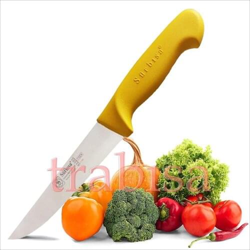 Surbisa 61101 High Quality Stainless Steel Chef Kitchen Vegetable Fruit Paring Sausage Slicer Knife Made in Turkey