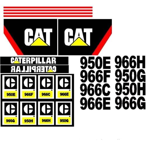 Caterpillar parts loader excavator roller sticker 950E 950G 966H 966E 966G D6G D6D