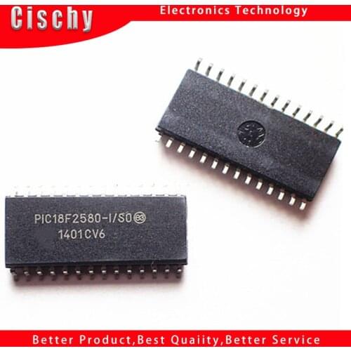 1pcs/lot PIC18F2580-I/SO PIC18F2580I/SO 18F2580-I/SO PIC18F2580 SOP-28 In Stock