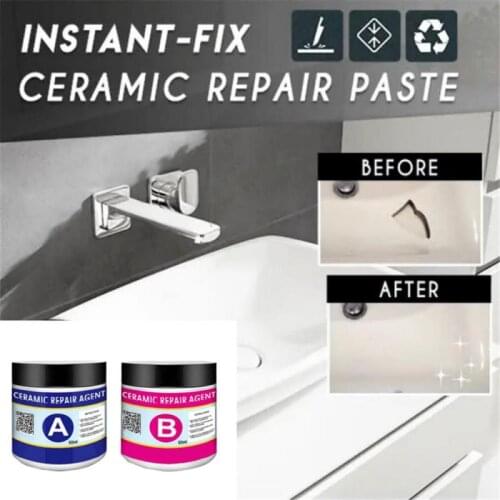 50ml Instant-Fix Ceramic Repair Paste Bathroom Kitchen Sink/bath Tub/ceramic Floor Repair Supplies Multifunctional Repair Tools