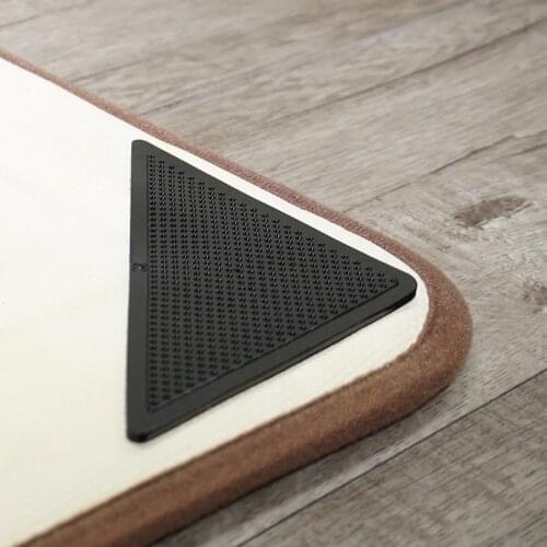 Reusable Washable Silicone Grip Slip Stickers Non Slip Bathroom Rugs and Mat Set Bath Mat Carpet Mat Grippers