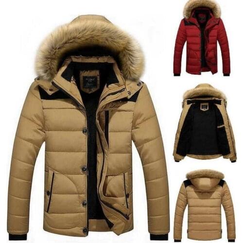 2021 Winter Jacket Mens Coat Fur collar Parkas Men Hooded Coat Men Down Keep Warm Suitable minus 30 degrees Celsius