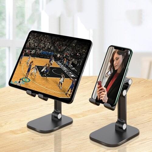 Adjustable Mobile Phone Holder for iPhone Samsung Phone Tablet Stand Bracket Universal Desk Phone Tablet Holder