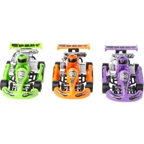 Alloy car model Go-Kart racing game sport vehicle plastic motor pull back toy