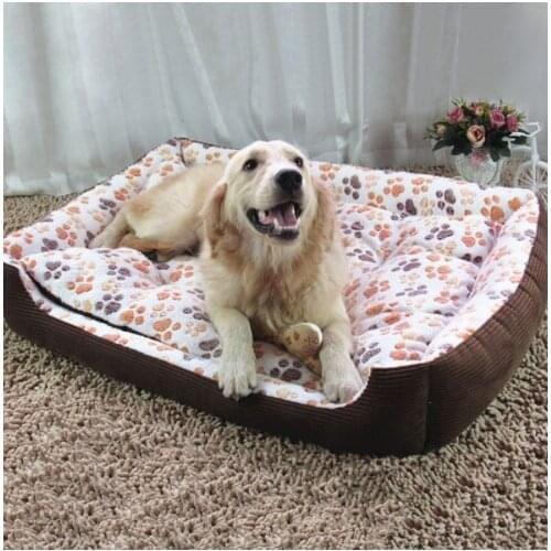 Pet Products Dog Beds Mats For Small Medium Large Dogs Puppy Cat Bed House Winter Dog Bed Sofa Kennels House Bench Dogs Blankets