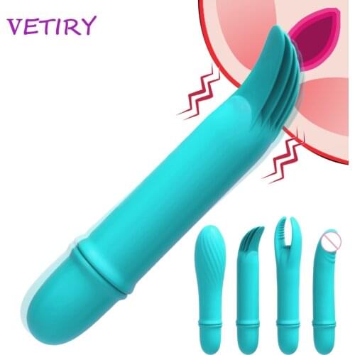 VETIRY Powerful Magic Wand Clit Vibrator Sex Toys for Woman Clitoris Stimulator Vagina Nipple Massage Vibrating Dildo for Woman