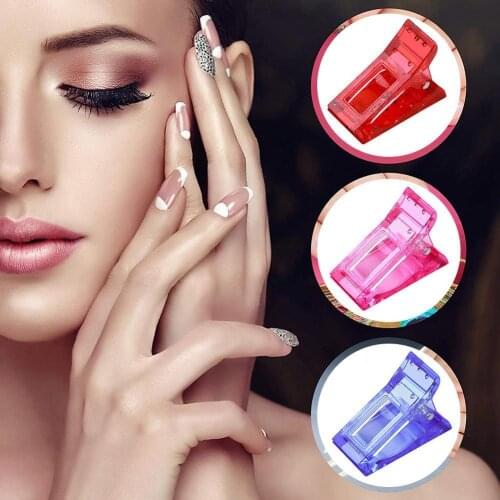 1/5pcs Nail Crystal Nail Mold Fixing Clip Acrylic Nail Gel For Nail Art Decorations Crystal Manicure Nail Art Tools Accessories