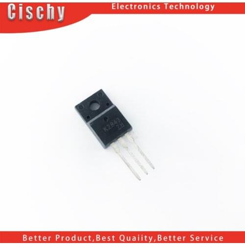 1pcs/lot K2843 2SK2843 TO-220F transistor switch is suitable for liquid crystal 12A500V new original