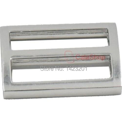 150 Pcs / Lot 25mm 1" Leather Strap Webbing Buckles Metal Adjustor Triglides Slides Buckles Leather Belts Wholesale