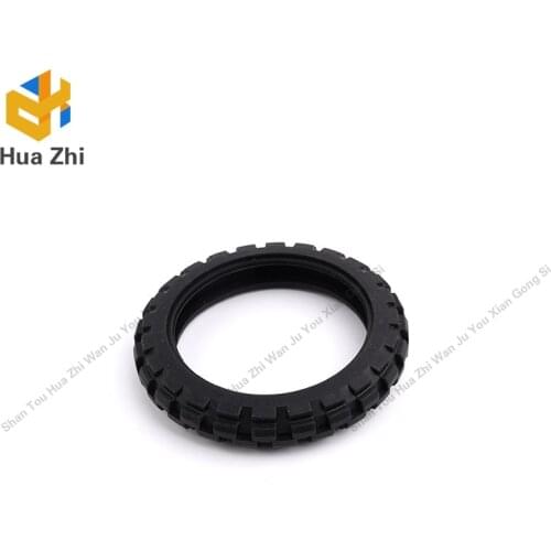 1PCS 2902 Tyre 81.6 x 15 MotorcycleBuilding Blocks Parts MOC DIY Education Build Toys Brick