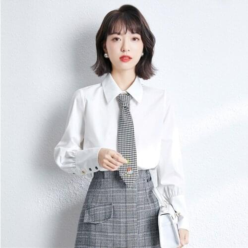 2021 Womens OL Bloues Plus Size Vintage White Blouses Long Sleeve Embroidery Blusas Female Spring Sexy Clothes Top Tees 1126