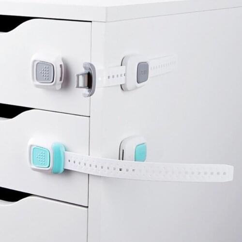 4 Color Multifunctional Dual Button safety Lock Protection Drawer Refrigerator Closestool Cabinet Safety Lock FOR Children Baby