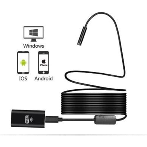 5.5mm 2MP 1080P Wireless WIFI Endoscope Camera CMOS Borescope