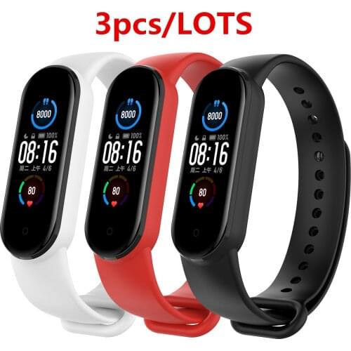 Bracelet For Amazfit Band 5 /mi band 6 Strap miband 5 nfc Silicone Wrist Strap For Amazfit Band 5 Accessories