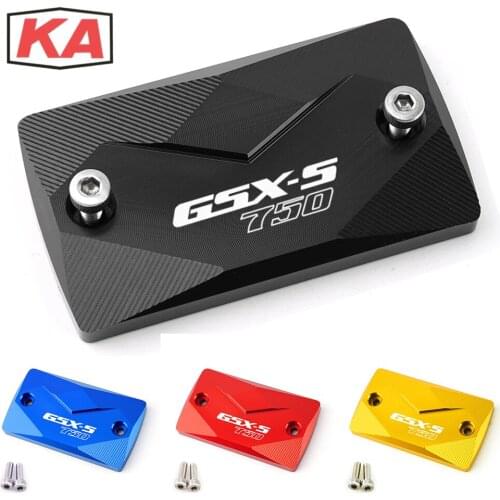 For SUZUKI GSX-S 750 gsxs750 GSXS 750 All year Motorcycle Accessories Front brake Fluid Reservoir Cap Cover With Logo GSX-S750