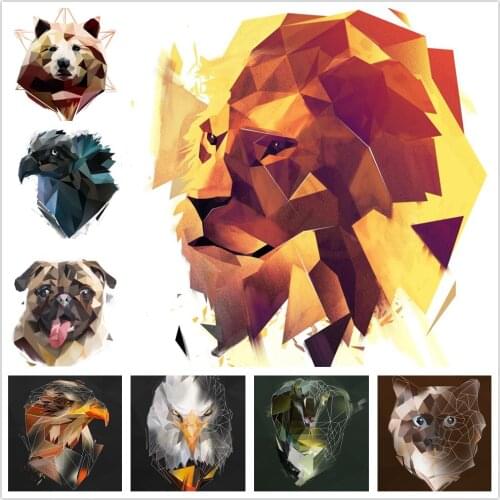 Home Decor Painting Modern Animals Pixel painting wall art print on canvas modern painting living room decor pictur