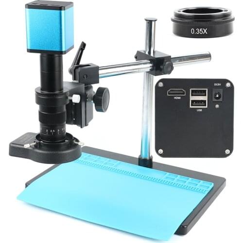 FHD 1080P Industry Autofocus SONY IMX290 Video Microscope Camera U Disk Recorder CS C Mount Camera For SMD PCB Soldering