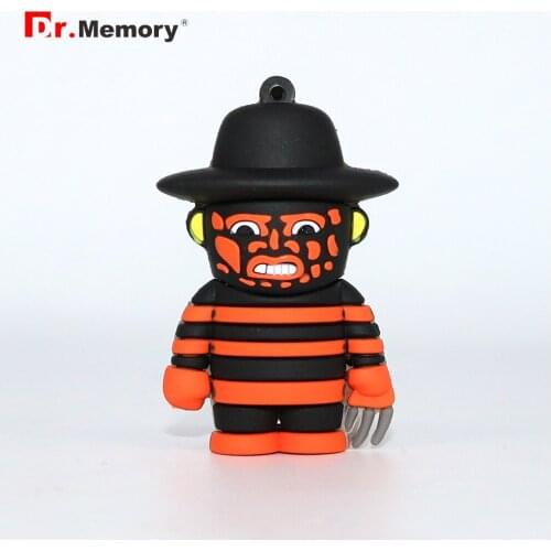 Dr. Memory Pendrive 2.0 4GB Flash Drive 32GB Orange Man Usb Device 64GB 128GB Funny Usb Stick 8GB 16GB Cartoon Mini Flash Memory