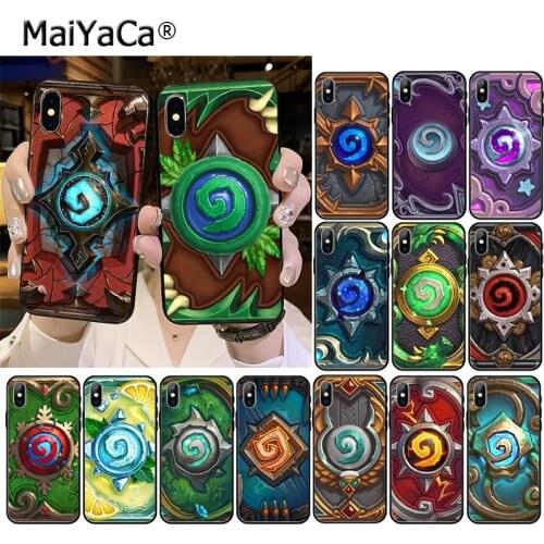 Hearthstone card back classic Phone Accessories Case for iPhone 11 Pro XS MAX XS XR 8 7 6 Plus 5 5S SE12 mini 12PRO Max
