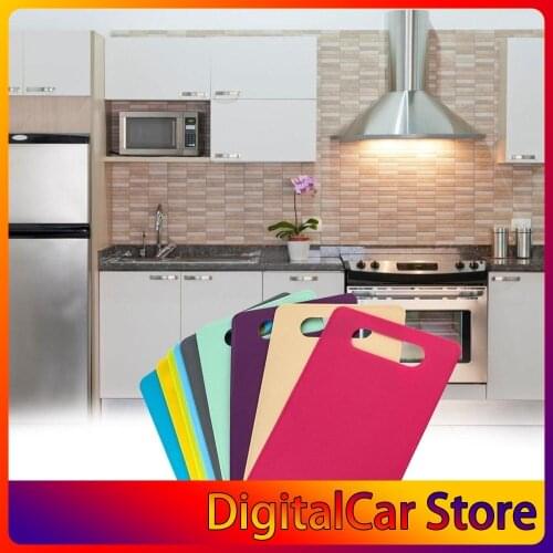 Kitchen Plastic Vegetable Fruits Bread Cutting Board Outdoor Camping Food Cutting Board Non-slip kitchen Chopping Blocks