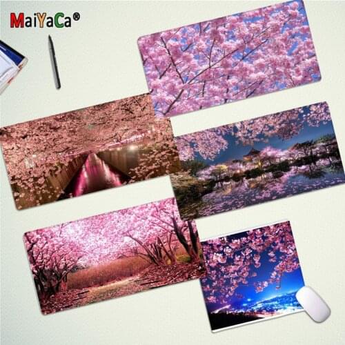 MaiYaCa Vintage cherry blossom flower flowers Rubber Mouse Durable Desktop Mousepad Free Shipping Large Mouse Pad Keyboards Mat
