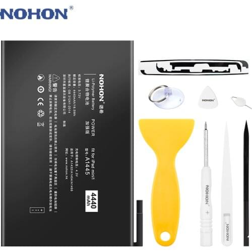 Original NOHON A1455 Battery For iPad Mini 1 A1432 A1454 Mini1 Replacement Tablet 4440mAh Real Capacity Bateria Free Tools New