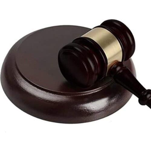 667A Gavel and Sound Block Set Gift for Lawyer Judge Chairman of the Board Elegent Desk Accessory for President of Local Club