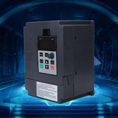 VFD Inverter 0.75KW 1.5KW 2.2KW 3.7KW Frequency Converter Universal Mini 220V Single-Phase Input 3-Phase Output