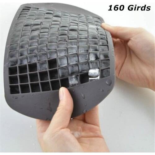 Ice Cube Tray 160 Grids 1X1cm Silicone Fruit Ice Cube Maker DIY Creative Small Ice Cube Mold Square Shape Kitchen Accessories