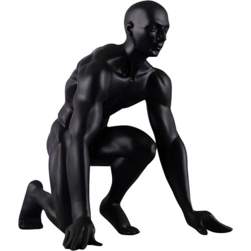 Brave Runner Sculpture Home Decoration Figurines Abstract Desk Decor Crafts Student Inspire Gifts Office Showcase Decor Props