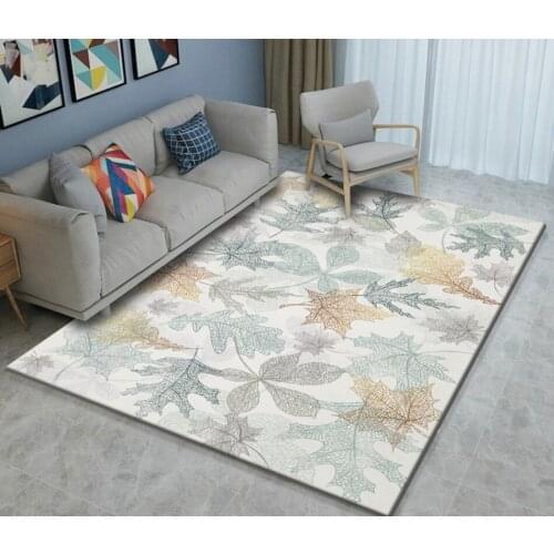 Modern minimalist openwork leaves European 3D floor Bedroom 3D Floor papel de parede 3d wallpaper