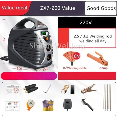 Zx7-200 For 2.4/3.2MM Welding Electrode Inverter DC IGBT Welding Machine Welding Equipment Welder MMA Welder zx7200