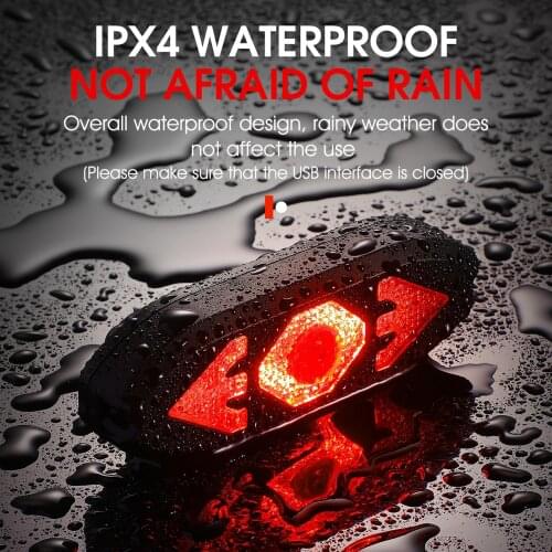 USB Bicycle Light Rear Light Bike Taillight Bicycle Turn Signal Light with Horn Bike Accessories Rear Light Remotes Control