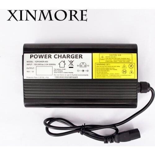 XINMORE 67.2V 4A 3.5A Lithium Battery Charger 16s For 60V 4A E-bike Battery Tool Power Supply for Electric Bicycle
