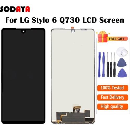 For LG Stylo 6 LCD Display Touch Screen Digitizer Assembly For LG Q730 LCD Accessory For LG Stylo6 lcd LM-Q730TM Free Shipping