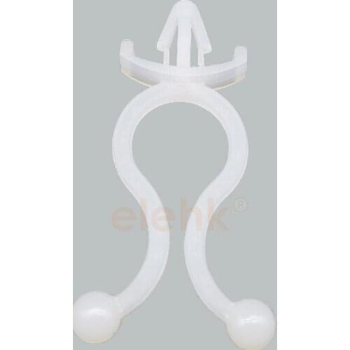 20pcs ST-11 white plastic mounting twist tie