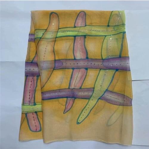 2020 High Quality African Soft Silk Fabric 5 Yards For Garment Neat Embroidery On For Lady Dress Silk Fabric! LXF77312