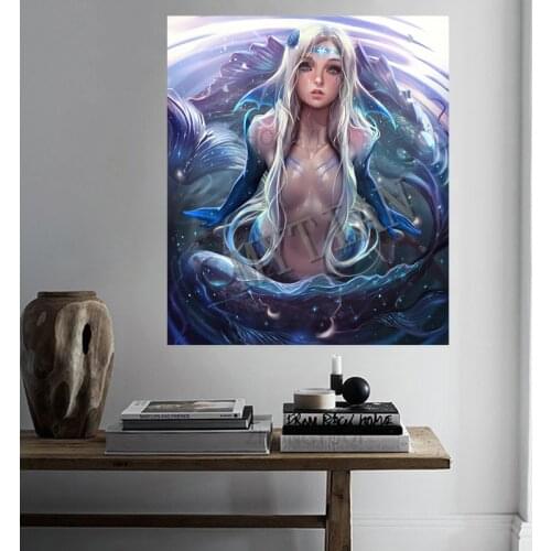 2021yearMYTIAN Fantasy Art Anime Beautiful Girl Family Painting