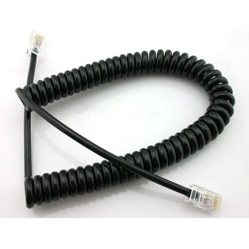 5PCS 8pin Microphone Cable Cord for Icom Mobile Radio Speaker Mic HM-98 HM-133 HM-133v HM-133s DTMF for IC-2200H IC-2800H/V8000