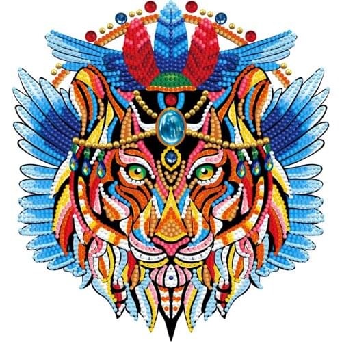 5D Luminous Diamond Painting Special Shaped Rhinestone DIY Folk-custom Diamond Mosaic Embroidery Cross Stitch Bohemia Decoration