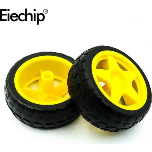 1PCS TT Motor Tire,Robot Wheel,Rubber Racing Car Tyre,Car Rubber Tires Accessories are suitable for toy cars/robots