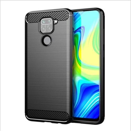 For Xiaomi Redmi Note 9 Case Carbon fiber Cover Shockproof Phone Case On For Xiaomi Redmi Note 9 Cover Full Protection Bumper