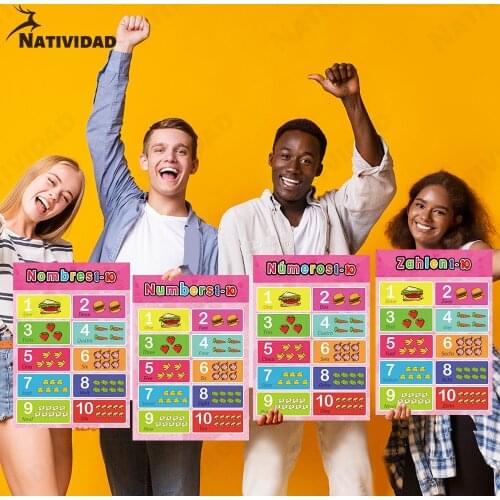 Children Learn Canvas Painting Room Decor Digital Print Poster Nordic Fashion Living Room Bedroom Kindergarten Home Decoration