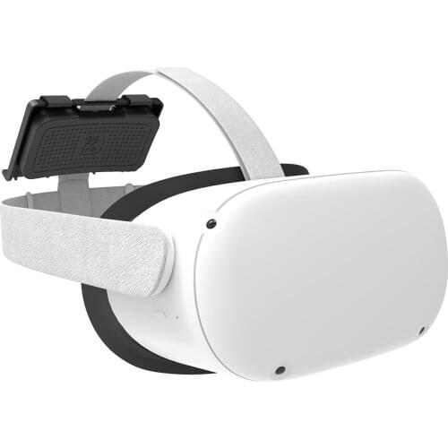 VR Power Bracket Fixing Holder For Oculus Quest 1/2 Head Fixed Bracket Audio Band Mobile Power Battery Holder For Oculus Quest