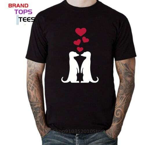 Kawaii Meerkat Animal Zoo Love Heart T shirt womens mens Cute suricate Meerkats T-shirt Camiseta Unisex Clothing