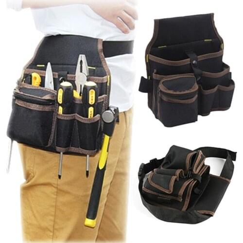 Multi-function Electrician Tool Waist Bag Pocket Pouch Hardware Kit Organizer
