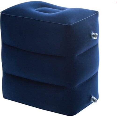 Flight Sleeping Footrest Rest Pillow On Airplane Car Bus Adjustable Kids Inflatable Travel Sleep Resting Pillows WJ529