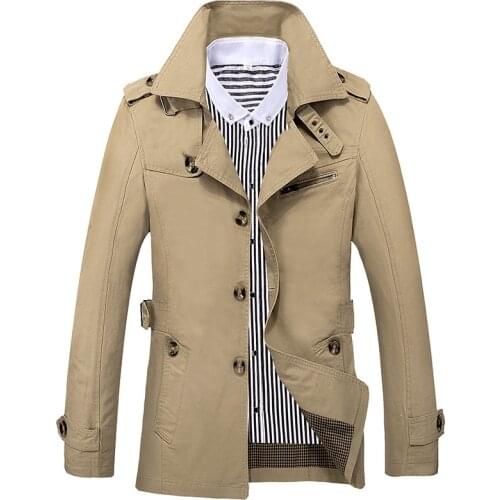 SALY BABY Men's Long Jackets