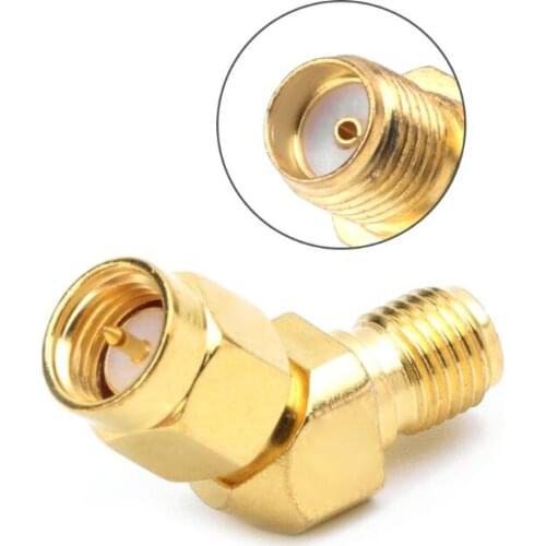 SMA Male To SMA Female 45°135°Bevel Adapter Connector For FPV Goggle Antenna K5DB
