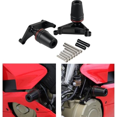 Motorcycle Frame Sliders Guard Cover Crash Pads Protector For Ducati Panigale V4 SP V4S 2018 2019 2020 Aluminum Accessories